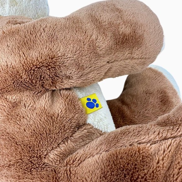 Build A Bear Puppy Dog Plush Velvet Hugs Brown Tan Soft Stuffed Animal Toy 12" - Picture 7 of 12